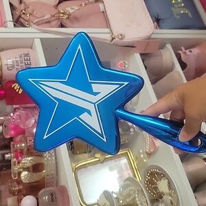 Jeffree Star Blue Metallic handheld mirror